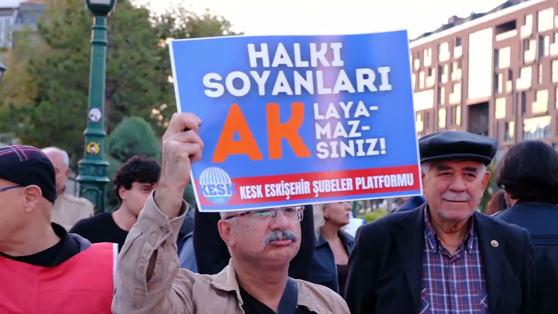 Eskişehir’de "fon" protestosu: Krizi yaratan bedelini ödesin