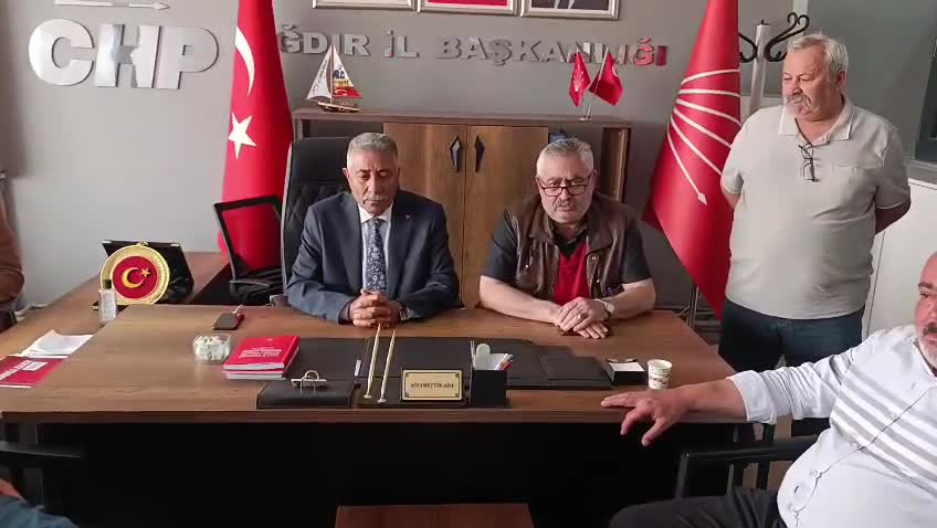 CHP Kurultayı'nın iptal kararı... TİP Iğdır İl Başkanı Sığıngan'dan CHP'ye destek ziyareti