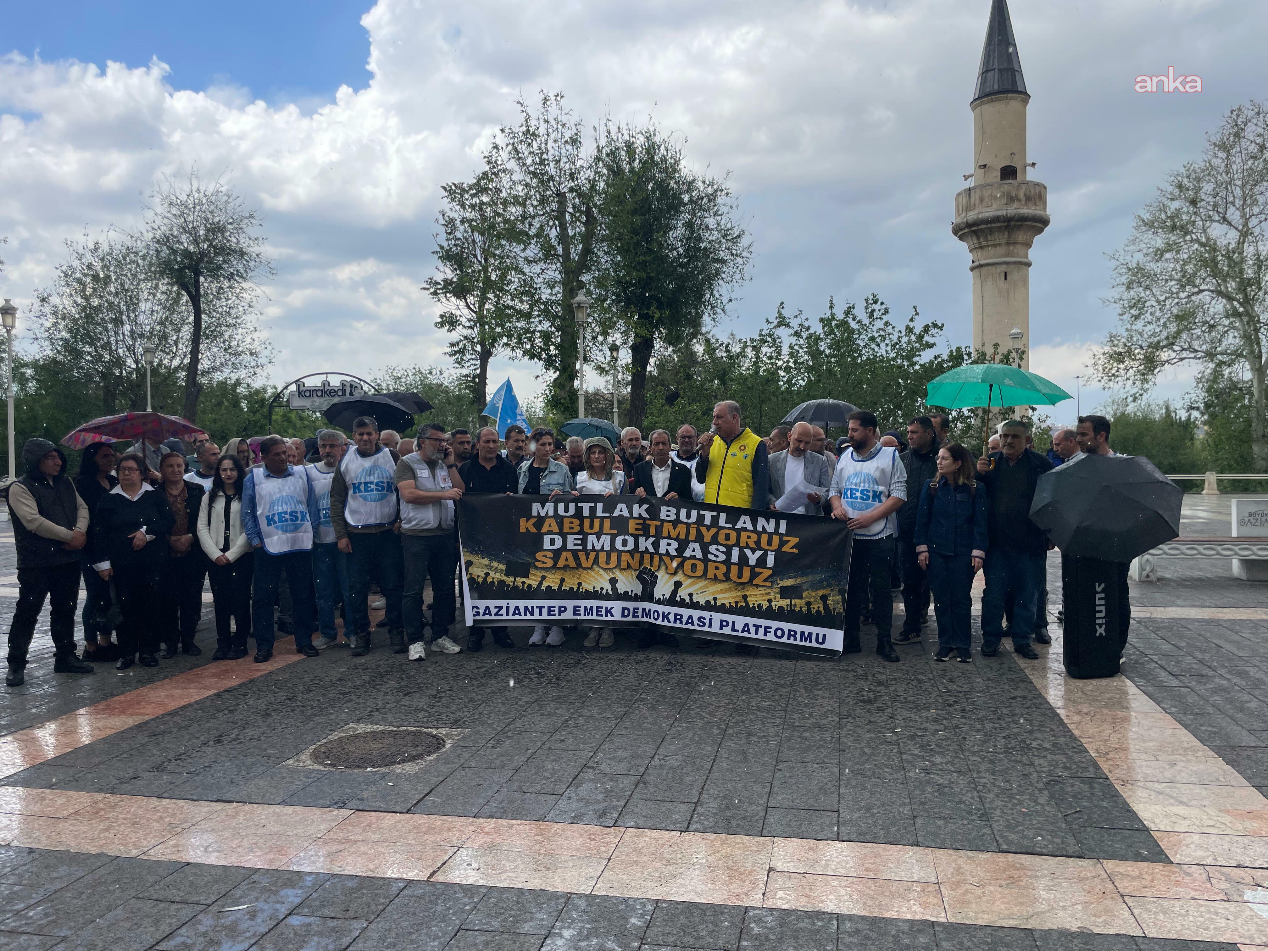 Gaziantep Emek ve Demokrasi Platformu’ndan "mutlak butlan" kararına tepki