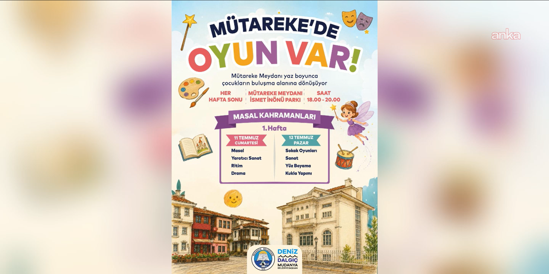 Mudanya'da "Mütareke'de Oyun Var" etkinlikleri başlıyor