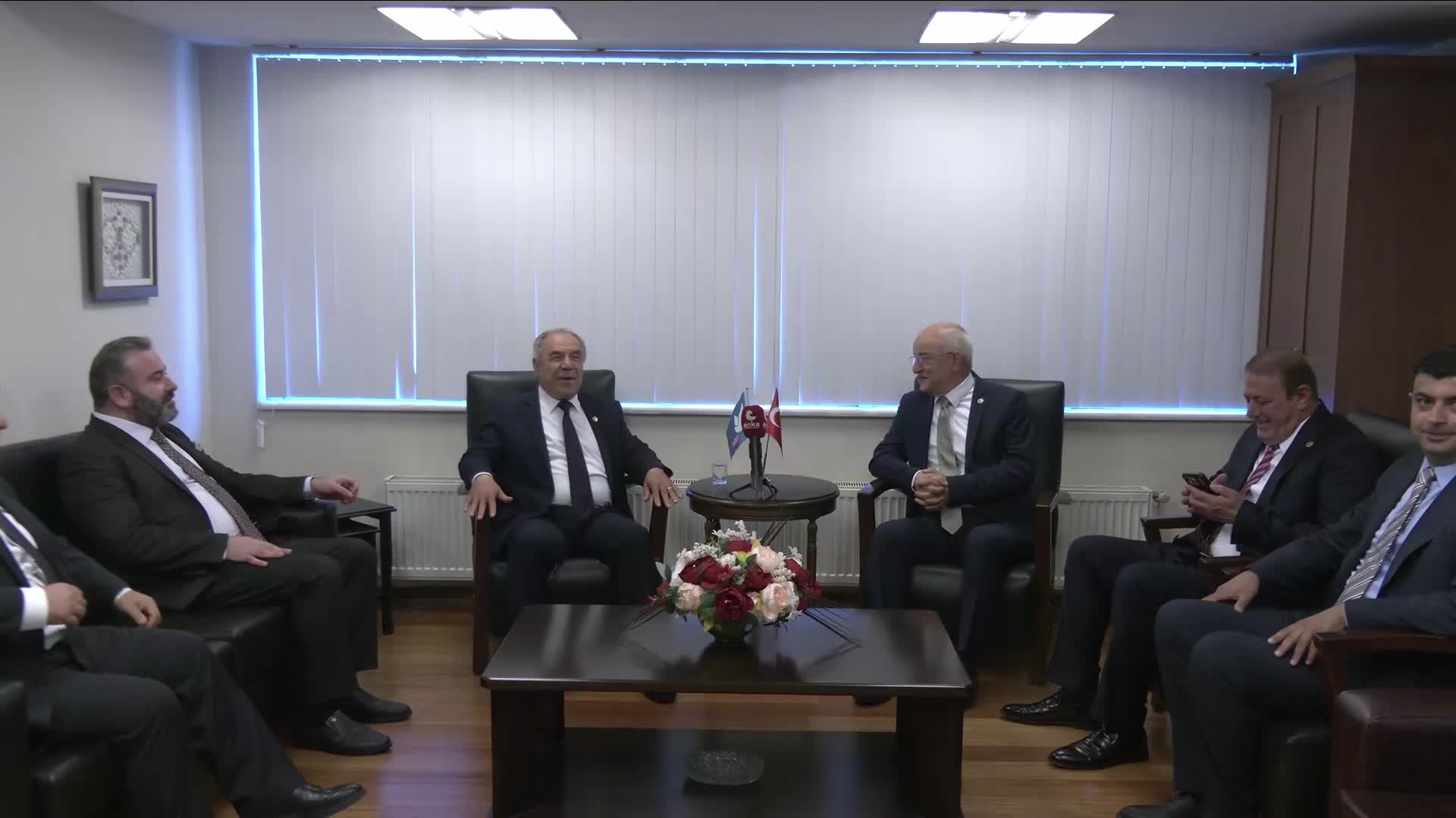 Siyasi partiler arası bayramlaşma... CHP Genel Merkez heyetinden DSP ve DYP ziyareti