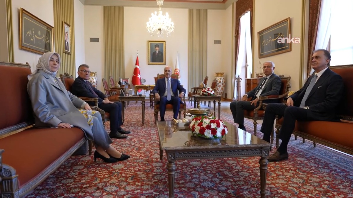 TBMM Başkanı Numan Kurtulmuş, AK Parti Grup Başkanı Abdullah Güler ile görüştü