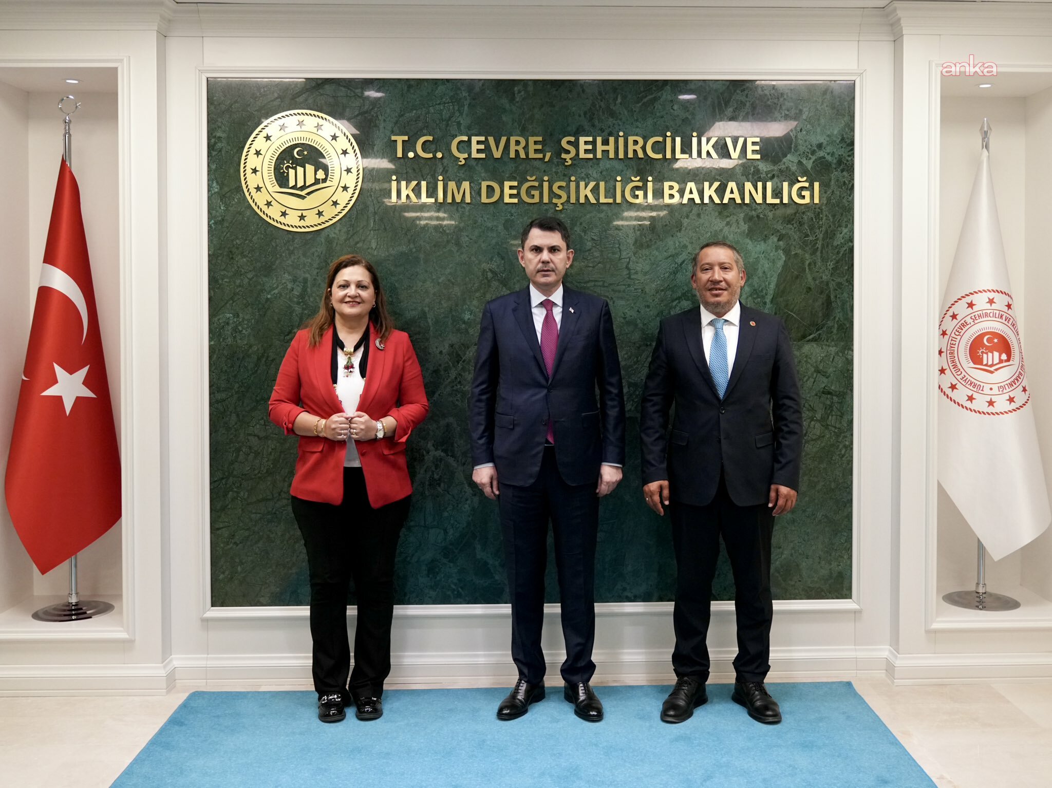 Bakan Kurum, Afyonkarahisar ve Dinar belediye başkanlarını kabul etti
