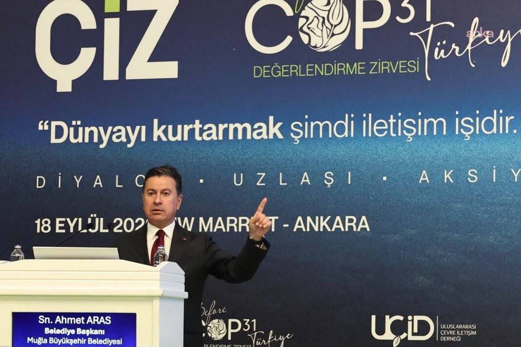 Muğla Büyükşehir Belediye Başkanı Aras, “COP31 Öncesi Türkiye Diyalogları Zirvesi”ne katıldı