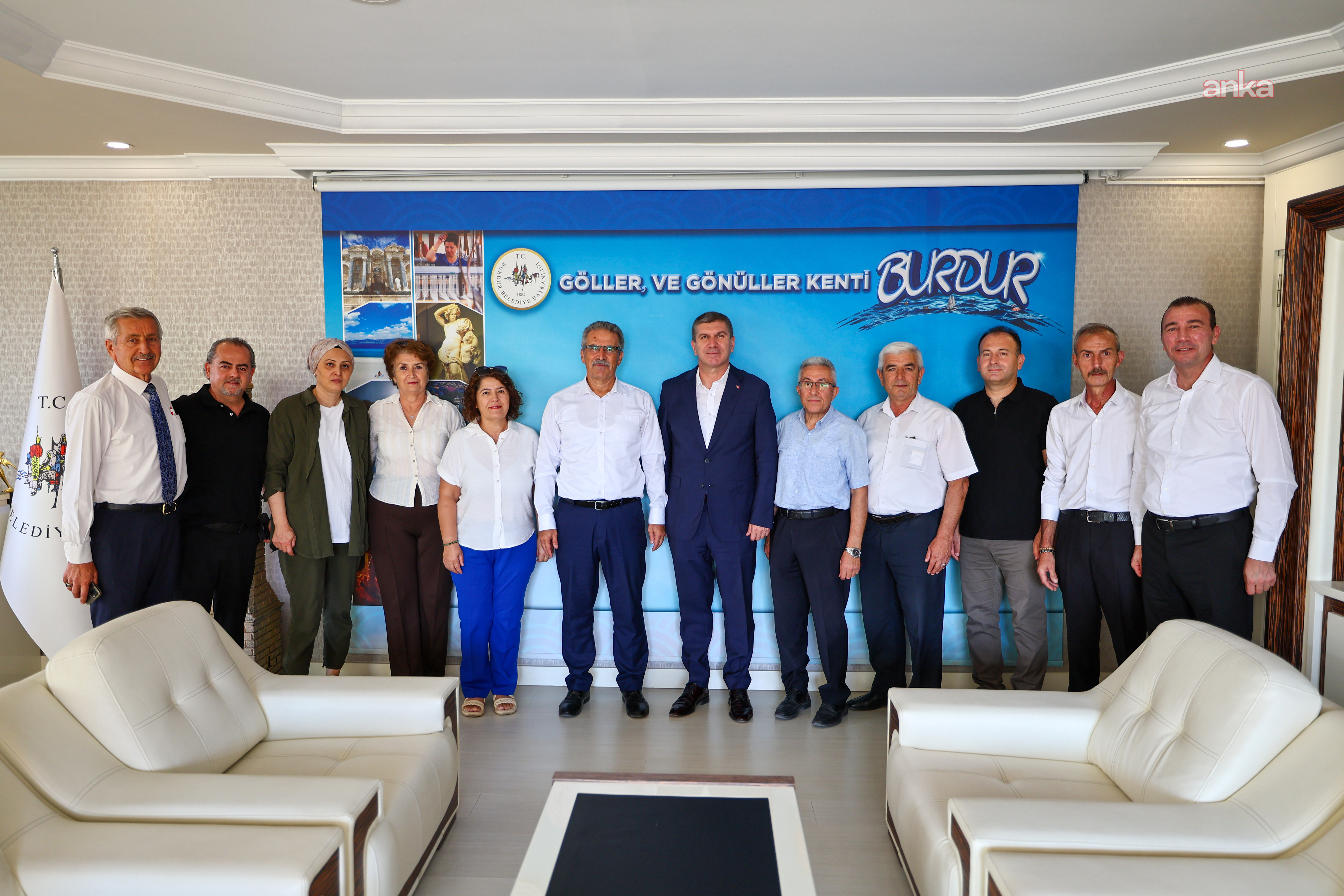 Burdur Kent Konseyi yönetiminden Başkan Ercengiz’e ziyaret