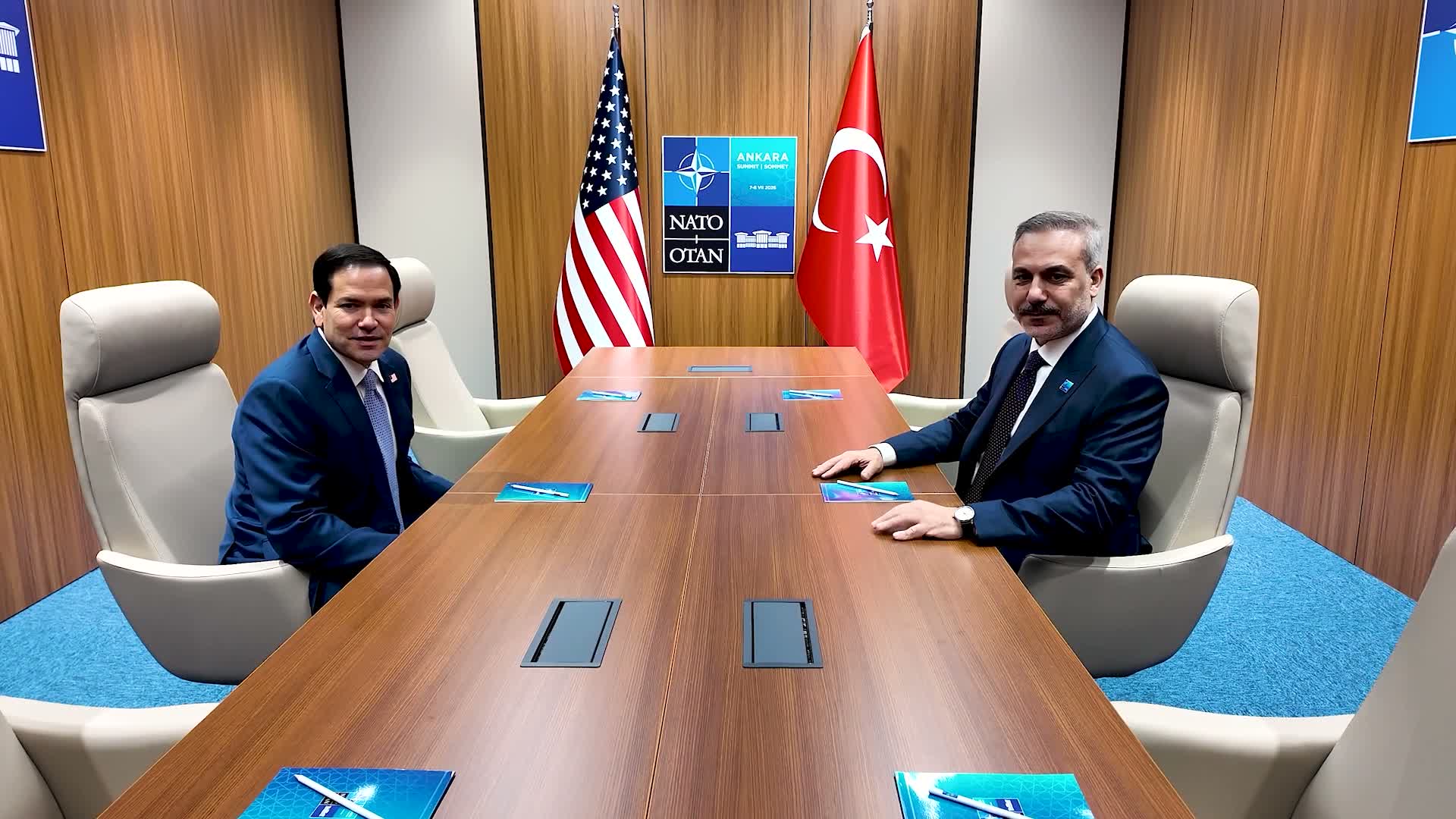 Bakan Fidan, ABD'li mevkidaşı ile görüştü