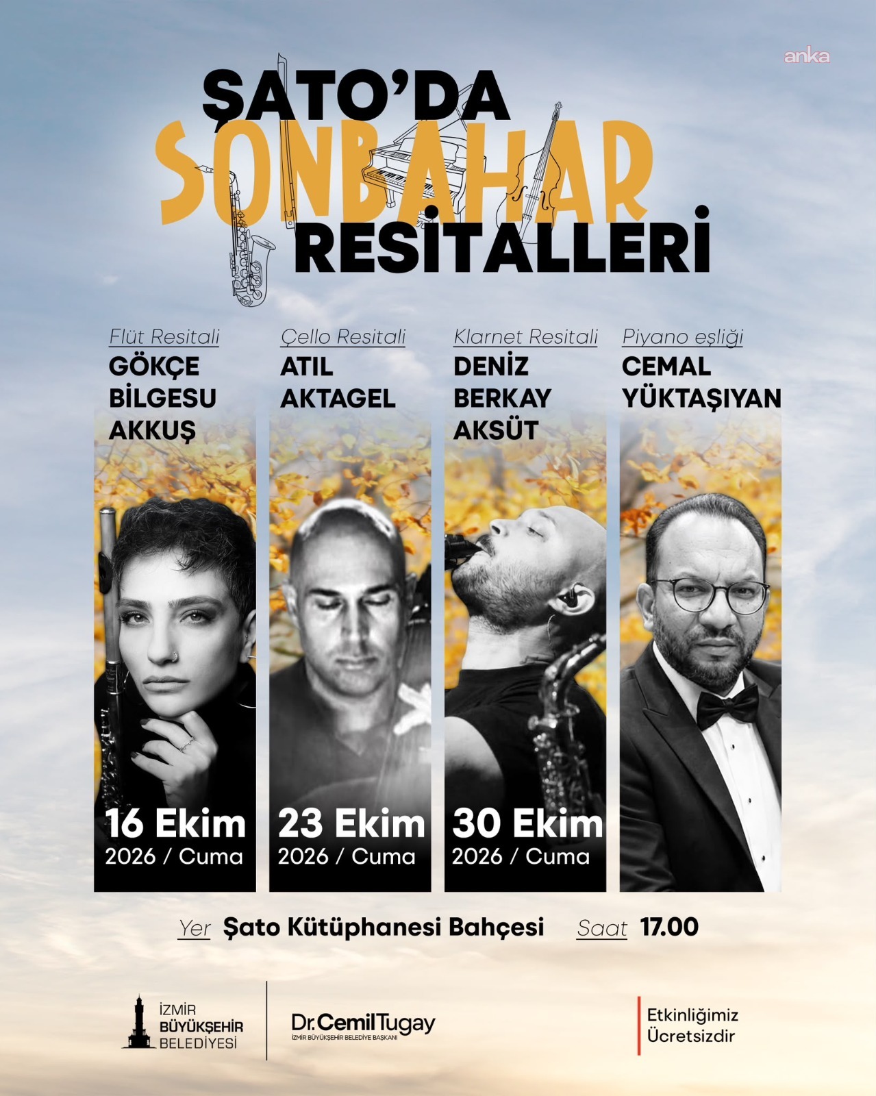 “Şato’da Sonbahar Resitalleri” başlıyor