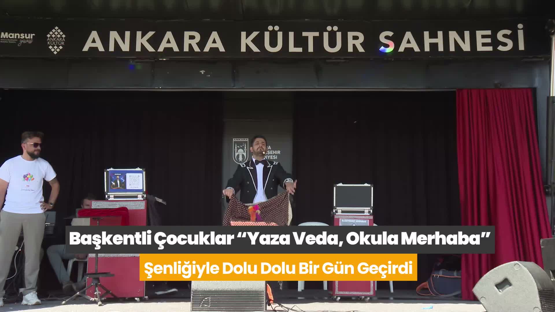 Başkentli çocuklar, “Yaza Veda, Okula Merhaba” şenliğinde buluştu
