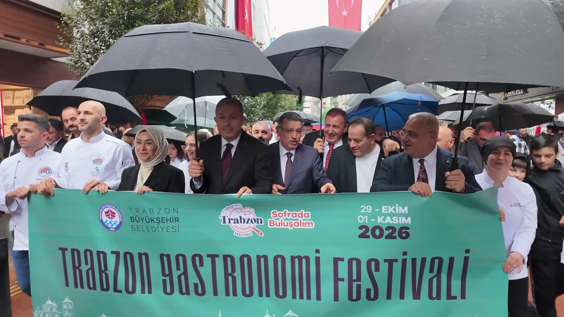 Trabzon Gastronomi Festivali’ne coşkulu kortej