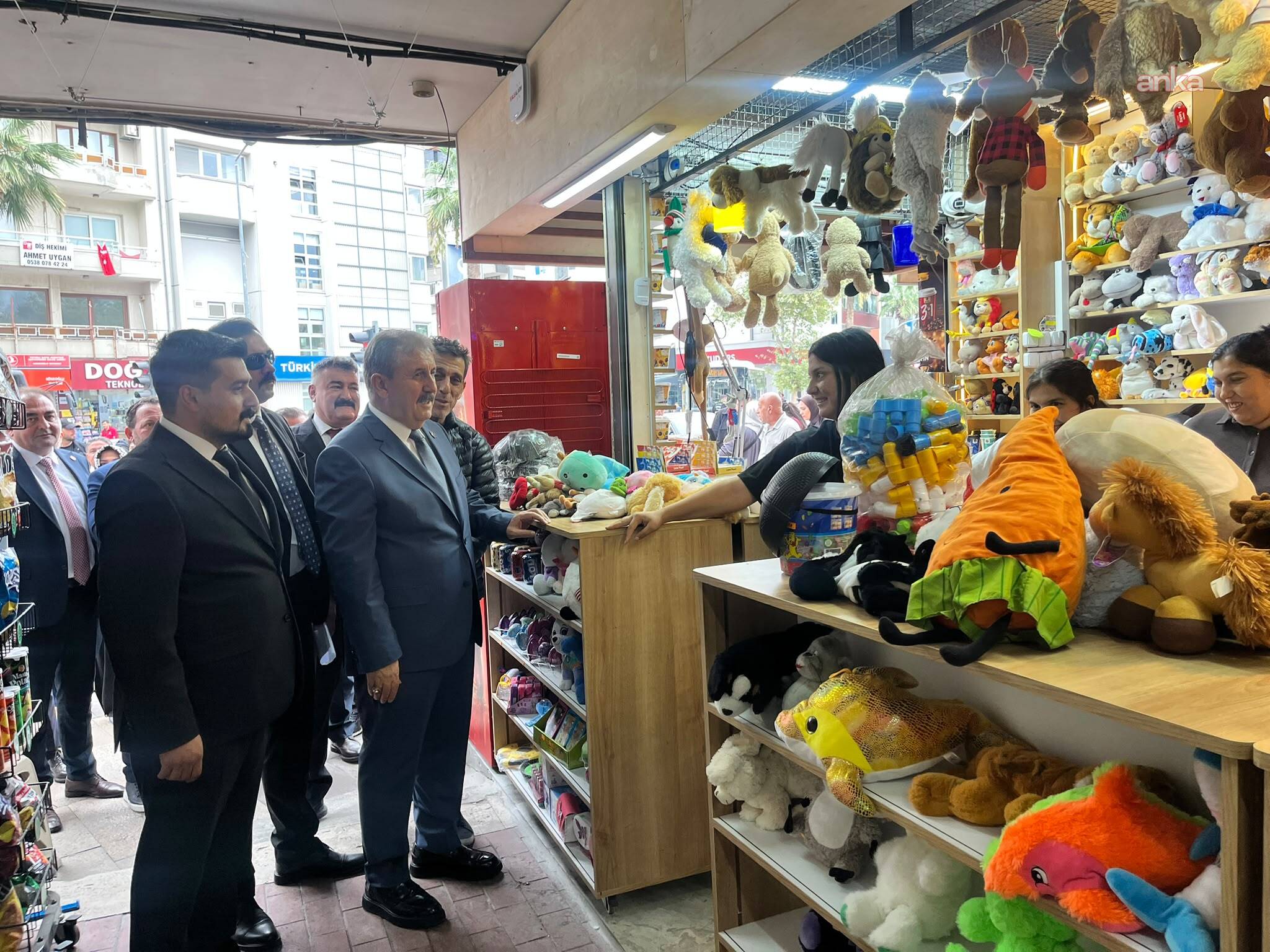 Mustafa Destici, Denizli’de esnafı ziyaret etti