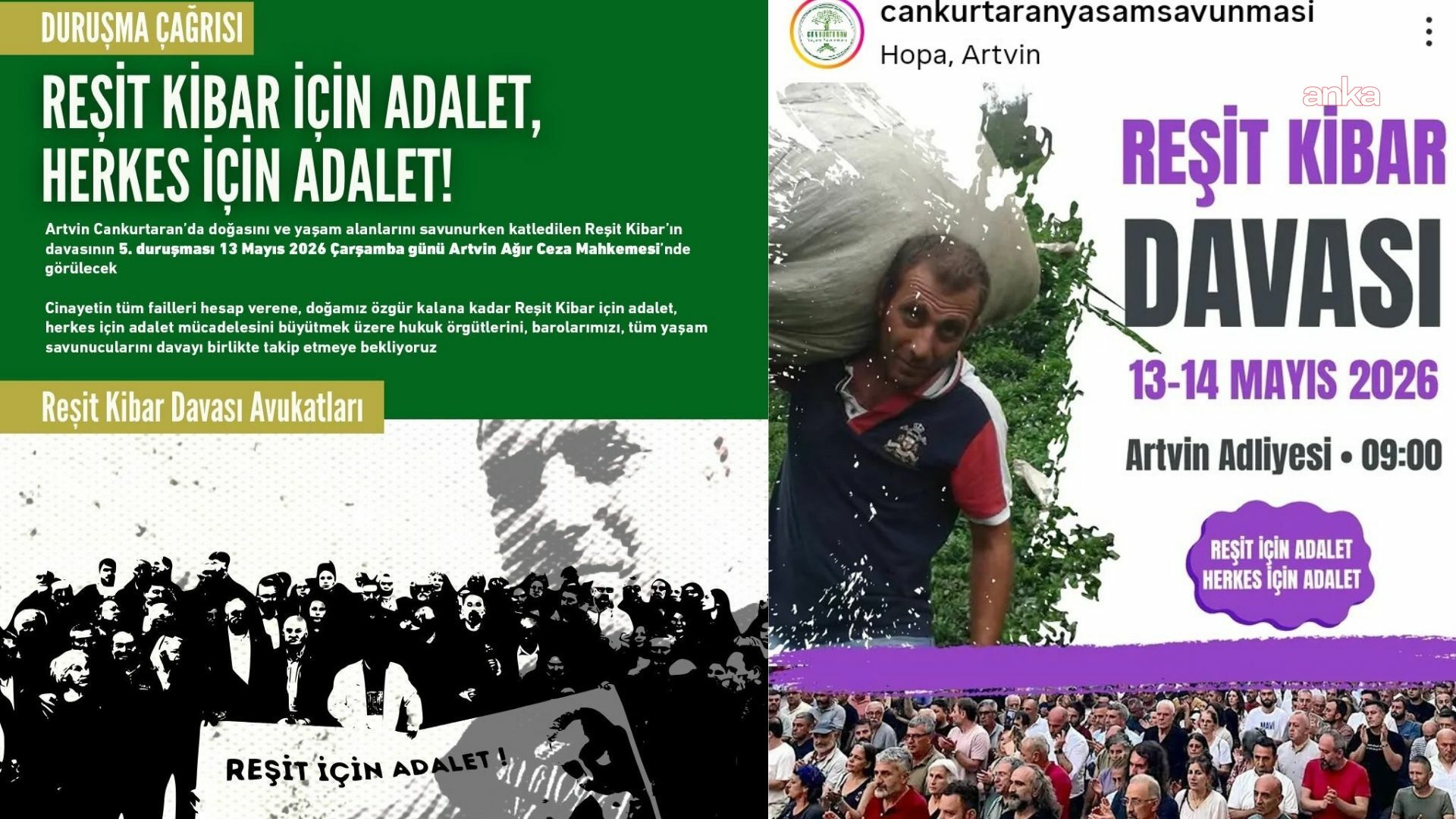 Doğa savunucusu Reşit Kibar'ın öldürülmesine ilişkin davanın 5. duruşması yarın görülecek
