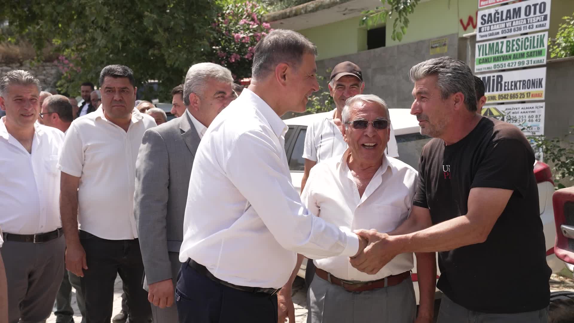 Başkan Tugay, Küçük Menderes’te saha turunda