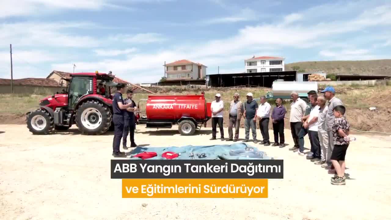 ABB’den kırsal mahallelere yangın söndürme tankeri desteği: Bu yıl 128 tanker daha dağıtılacak