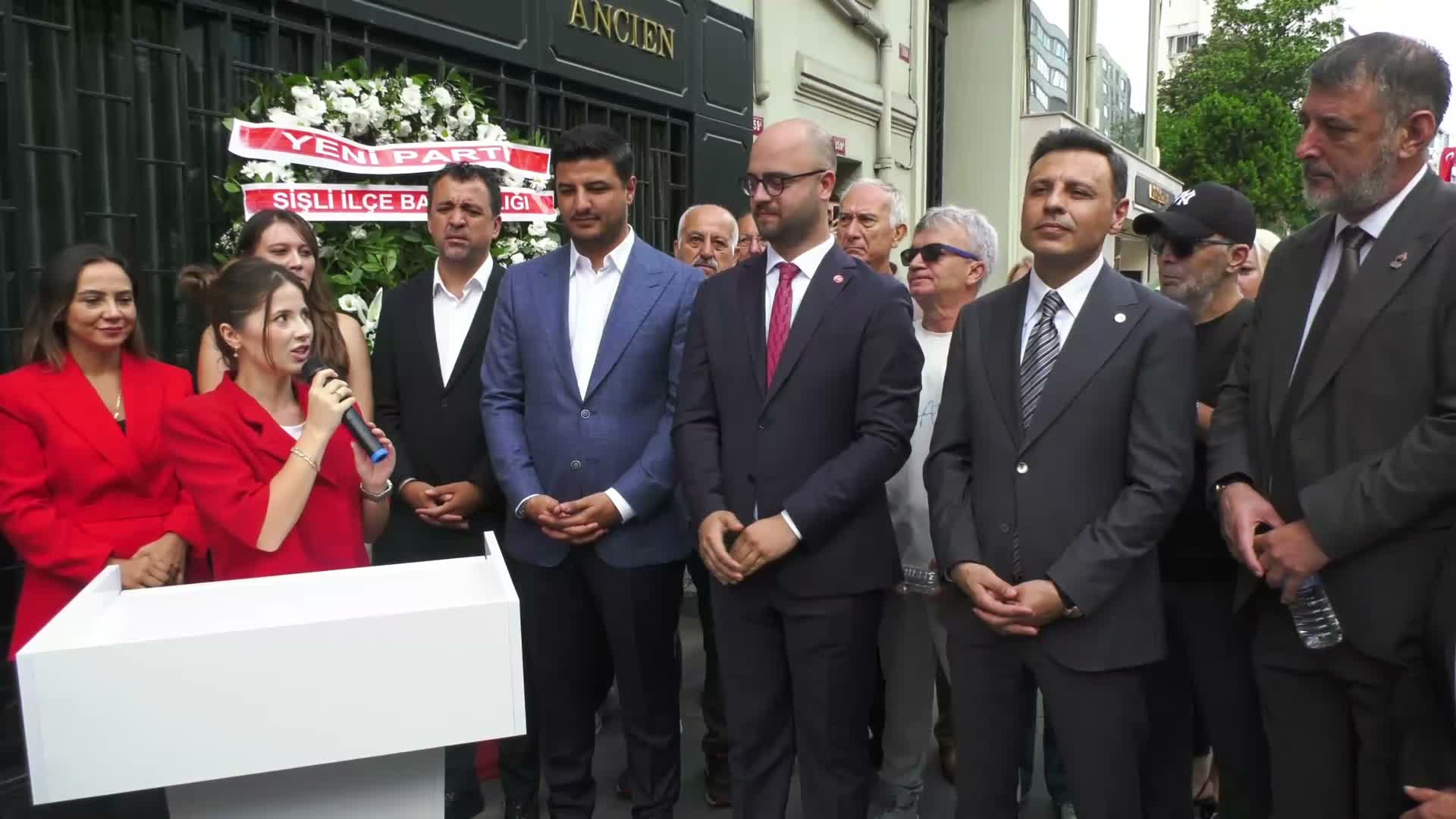 YENİ Parti Şişli İlçe Başkanlığı binası açıldı