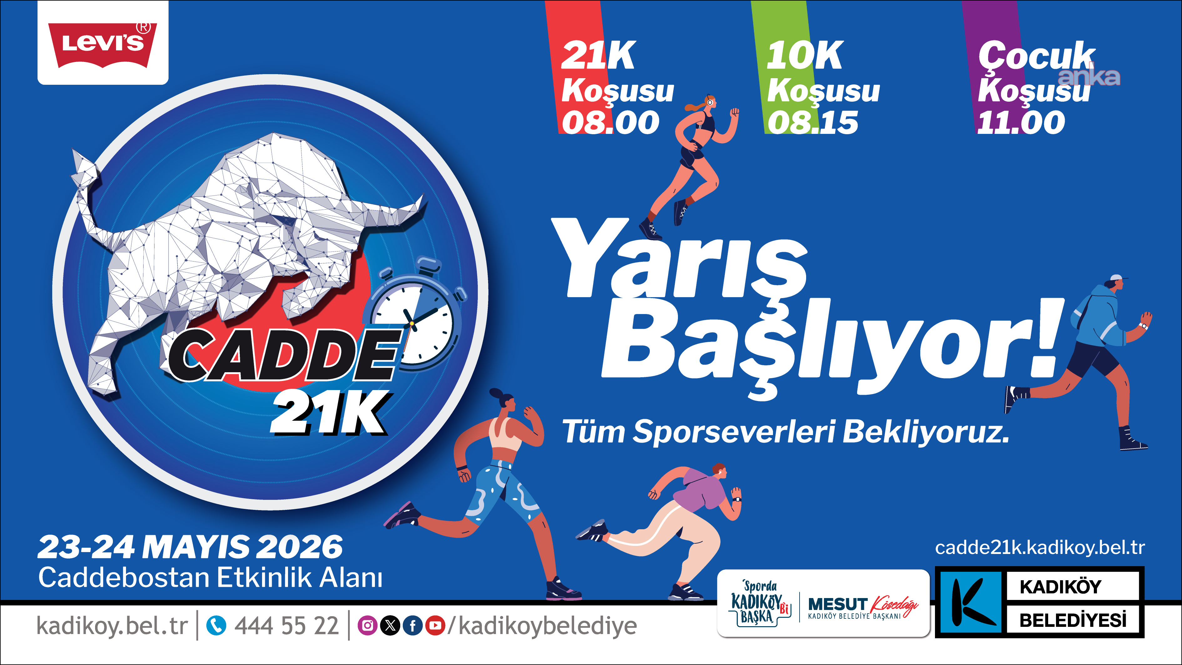 Kadıköy'de koşu heyecanı başlıyor