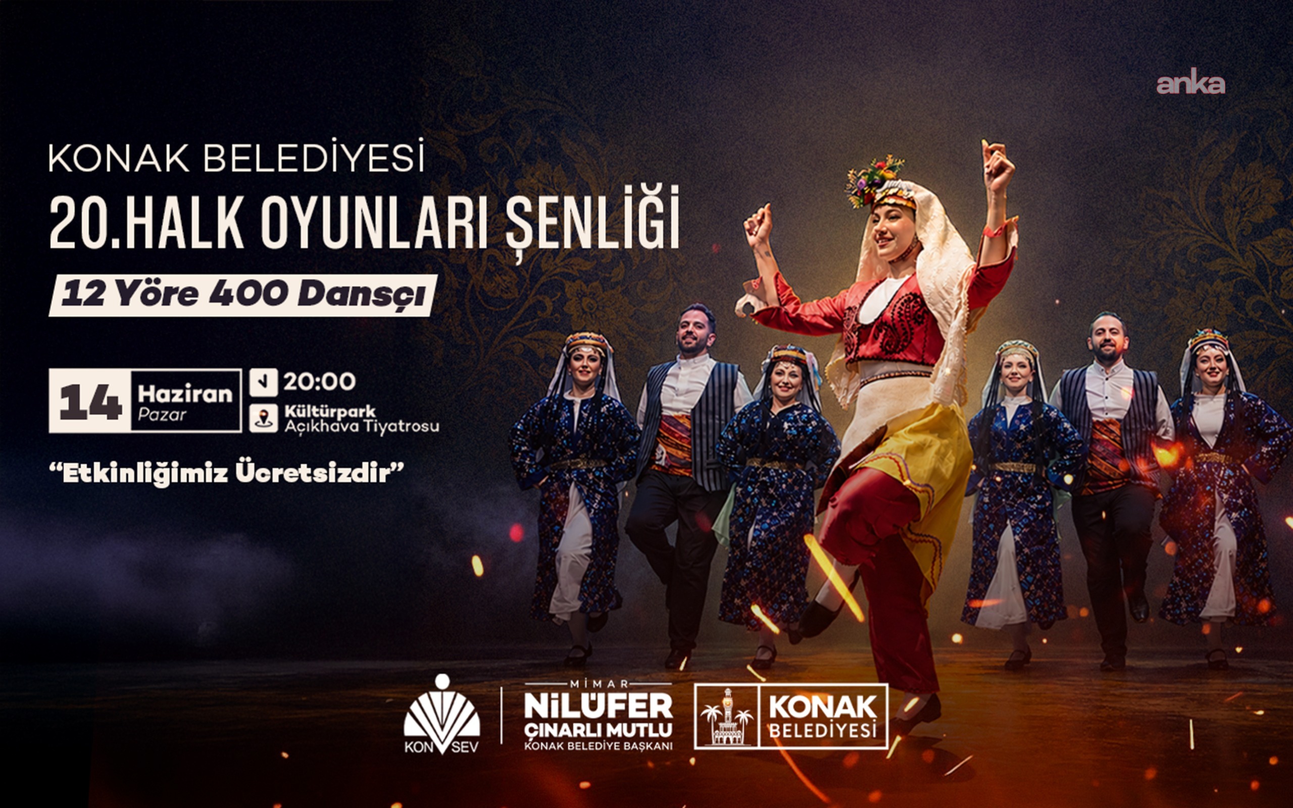Konak’ın Halk Oyunları Şenliği’nde 20. yıl gururu yaşanacak