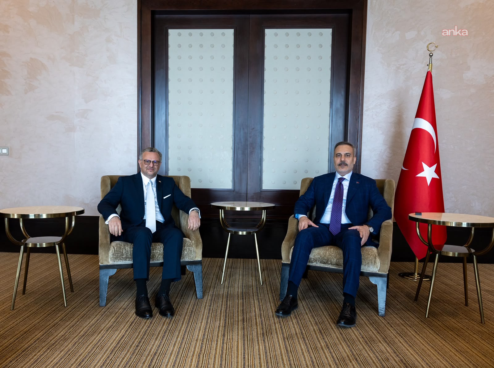 Dışişleri Bakanı Fidan, ABD Başkanı’nın Arap ve Afrika İşlerinden Sorumlu Kıdemli Danışmanı Boulos’u kabul etti