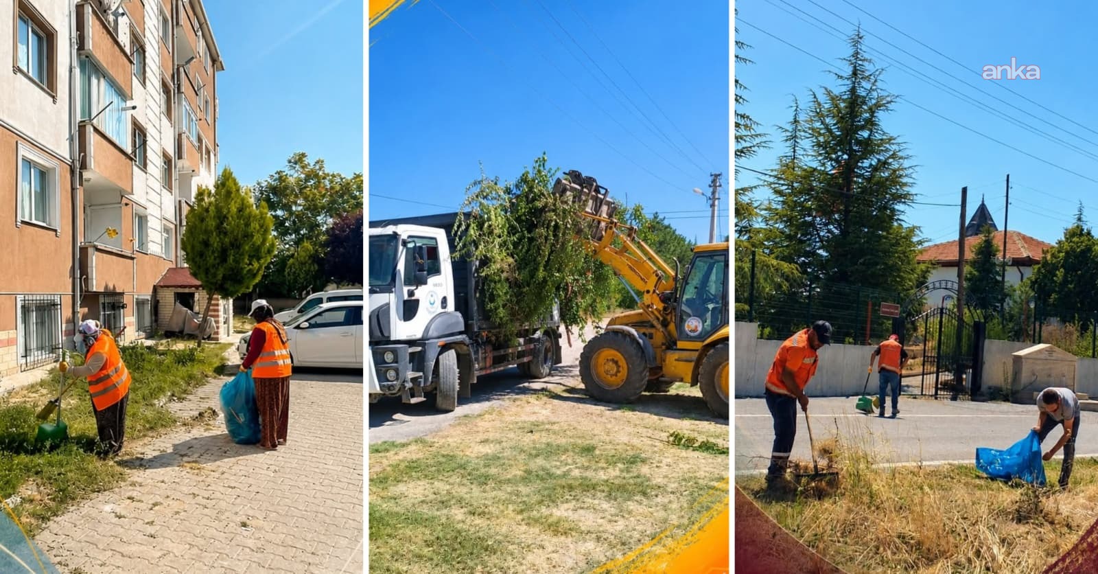 Kahramankazan genelinde temizlik çalışmaları sürüyor