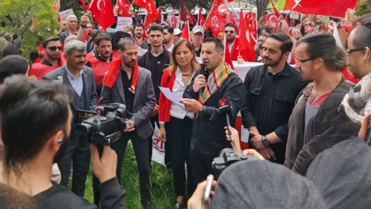 Kızılcagün Platformu’ndan ABD Büyükelçiliği önünde “Tom Barrack” protestosu