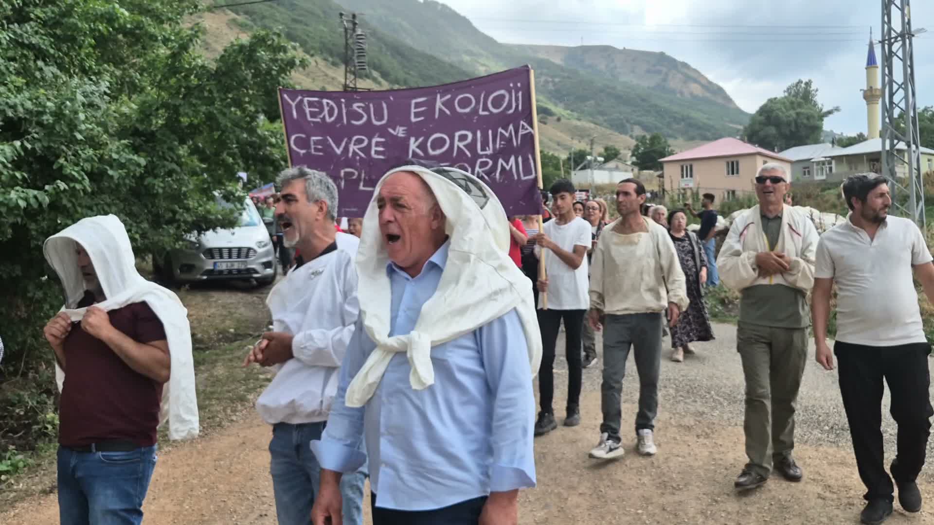 Bingöl Karlıova’da jeotermal kaynak arama çalışmaları protesto edildi