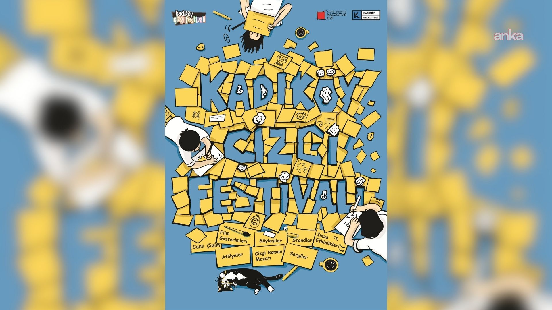 Genç yetenekler yarıştı... Kadıköy Çizgi Festivali’nin ödüllü afişleri belli oldu