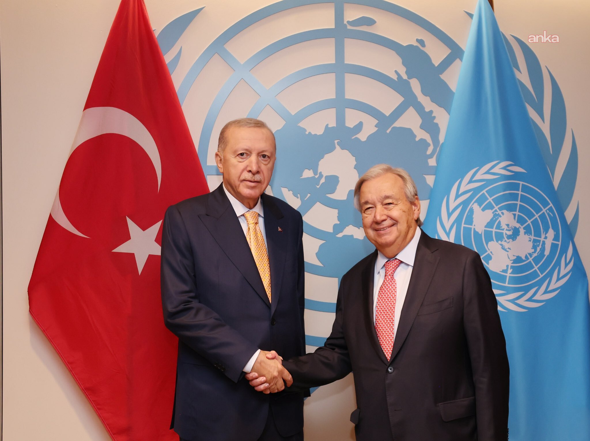 Cumhurbaşkanı Erdoğan, BM Genel Sekreteri Guterres ile görüştü