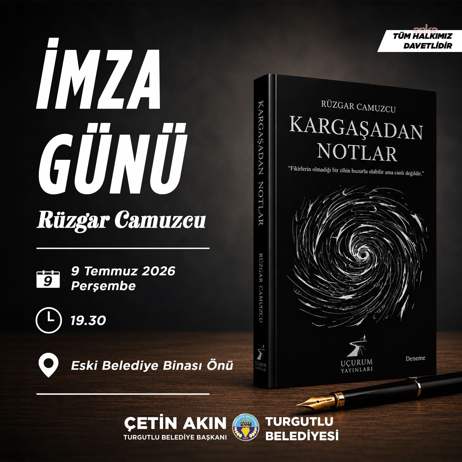 Turgutlu Belediyesi’nden kitapseverleri buluşturacak imza günü