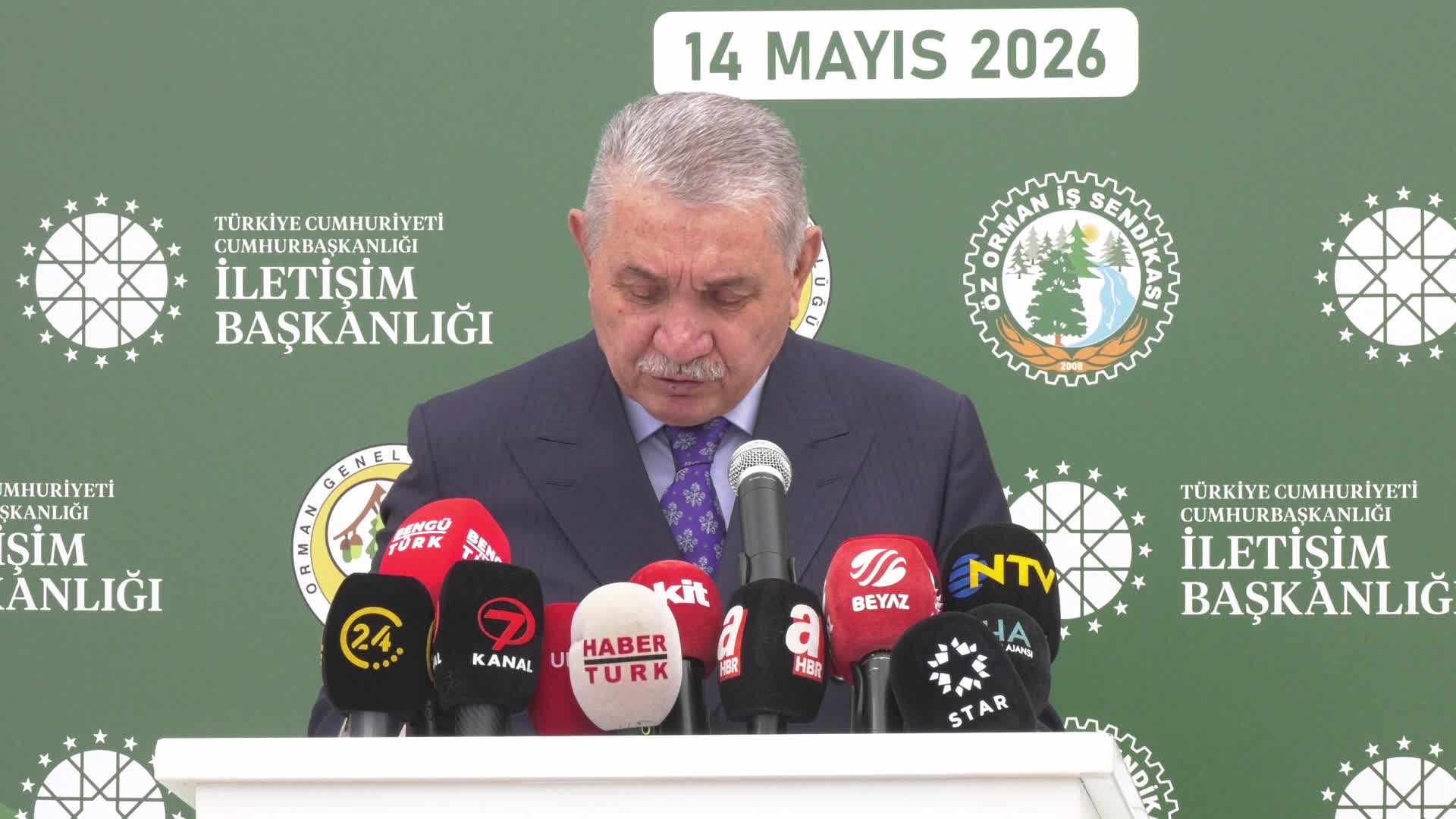 Öz Orman İş Sendikası Genel Başkanı Aslan: "İstedik ki; bu topraklarda her basın kuruluşunun bir ağacı olsun"