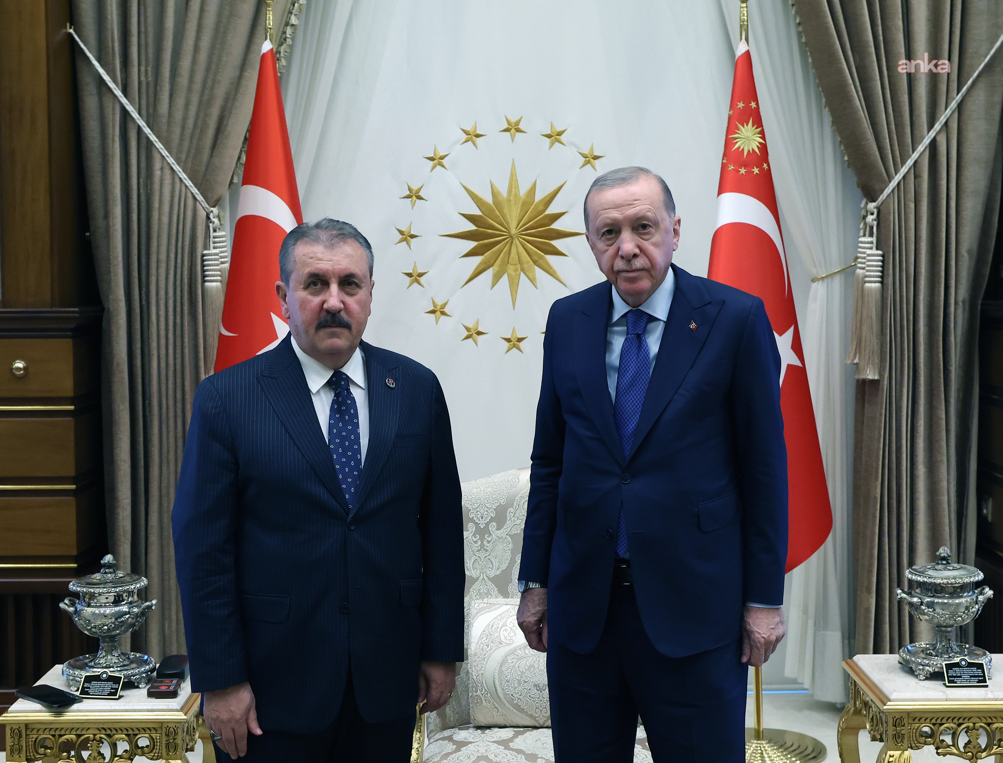 Mustafa Destici, Cumhurbaşkanı Erdoğan ile görüştü