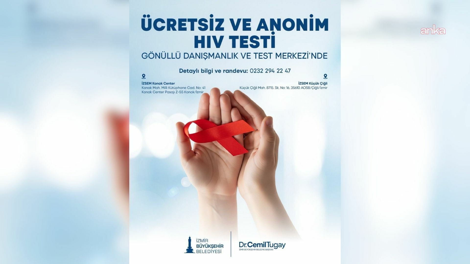 İzmir Büyükşehir Belediyesi'nden ikinci “Gönüllü Danışmanlık ve Test Merkezi”