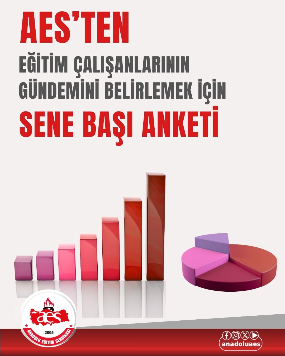 Anadolu Eğitim Sendikası'ndan “Sene Başı Eğitim Çalışanları Anketi”