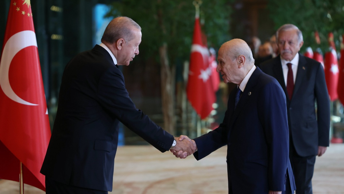 Cumhurbaşkanı Erdoğan, 29 Ekim Cumhuriyet Bayramı tebriklerini kabul etti