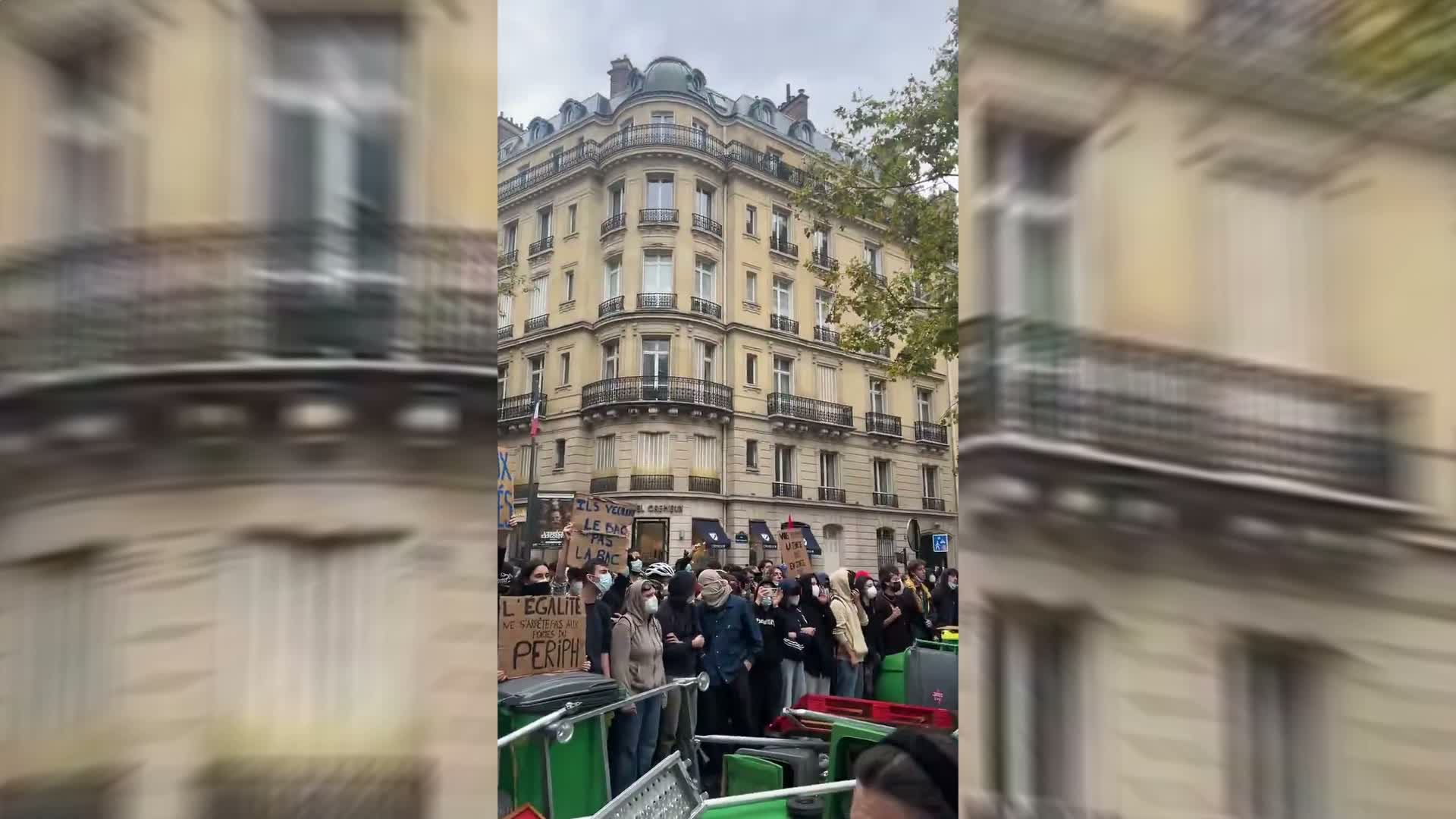Fransa'da hükümetin çözüm sözü öğrenci eylemlerini durduramadı: 224 lise kapalı