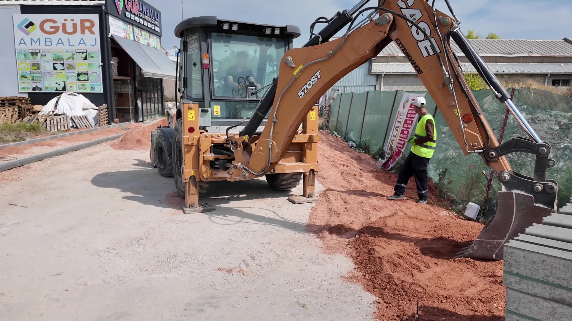 Tepebaşı Belediyesi, BAKSAN'da üstyapı çalışmalarına başladı