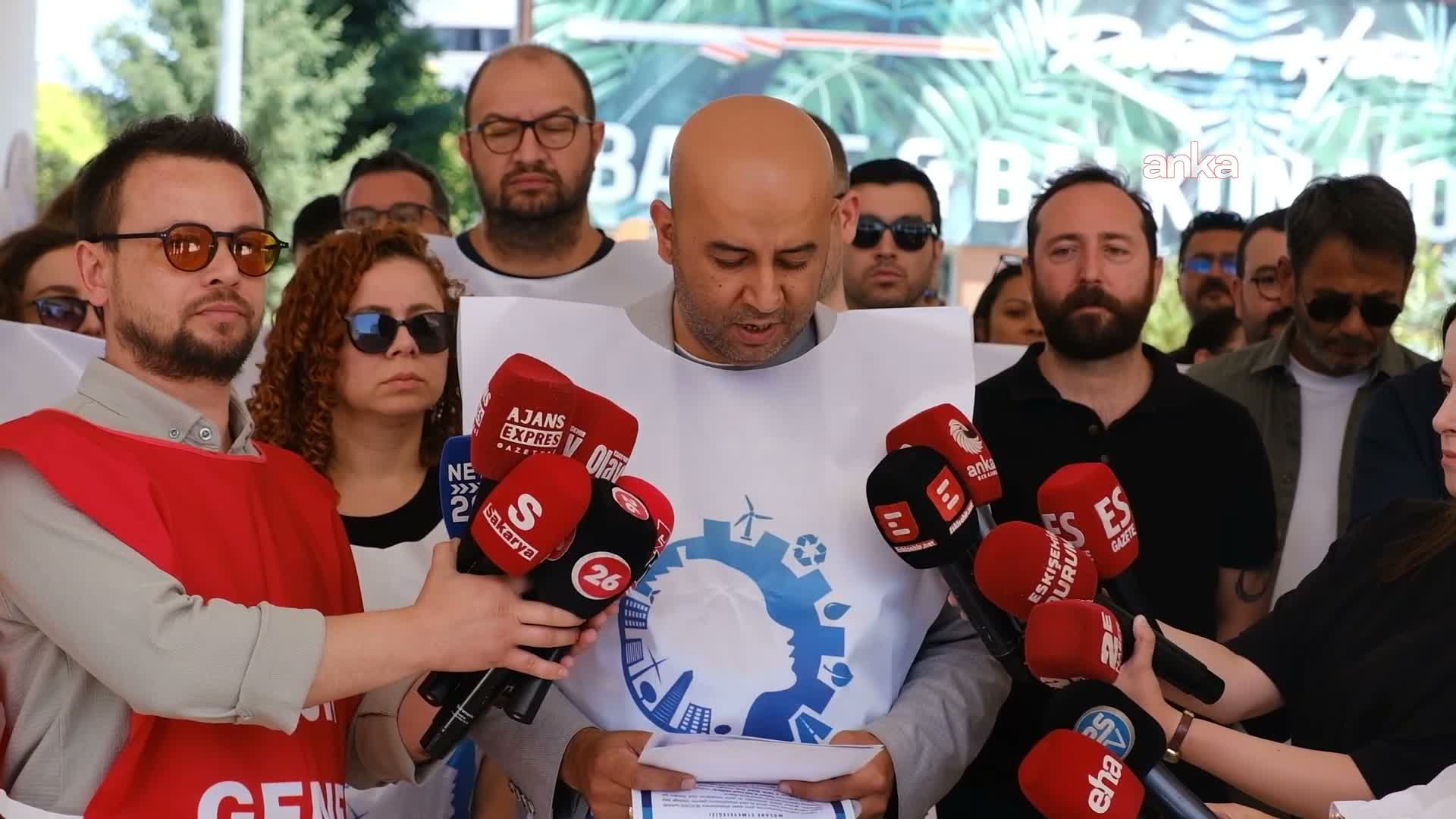 Eskişehir'de mühendislere yönelik saldırı protesto edildi