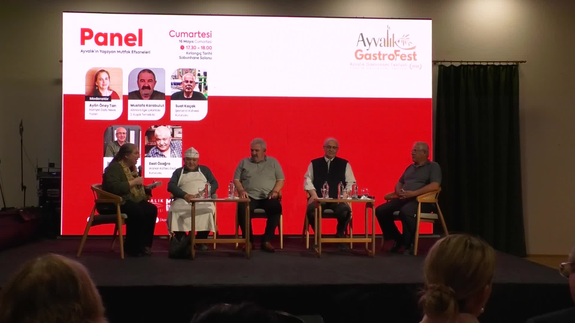 Ayvalık GastroFest, yerel lezzet ustalarının katıldığı panelle sona erdi