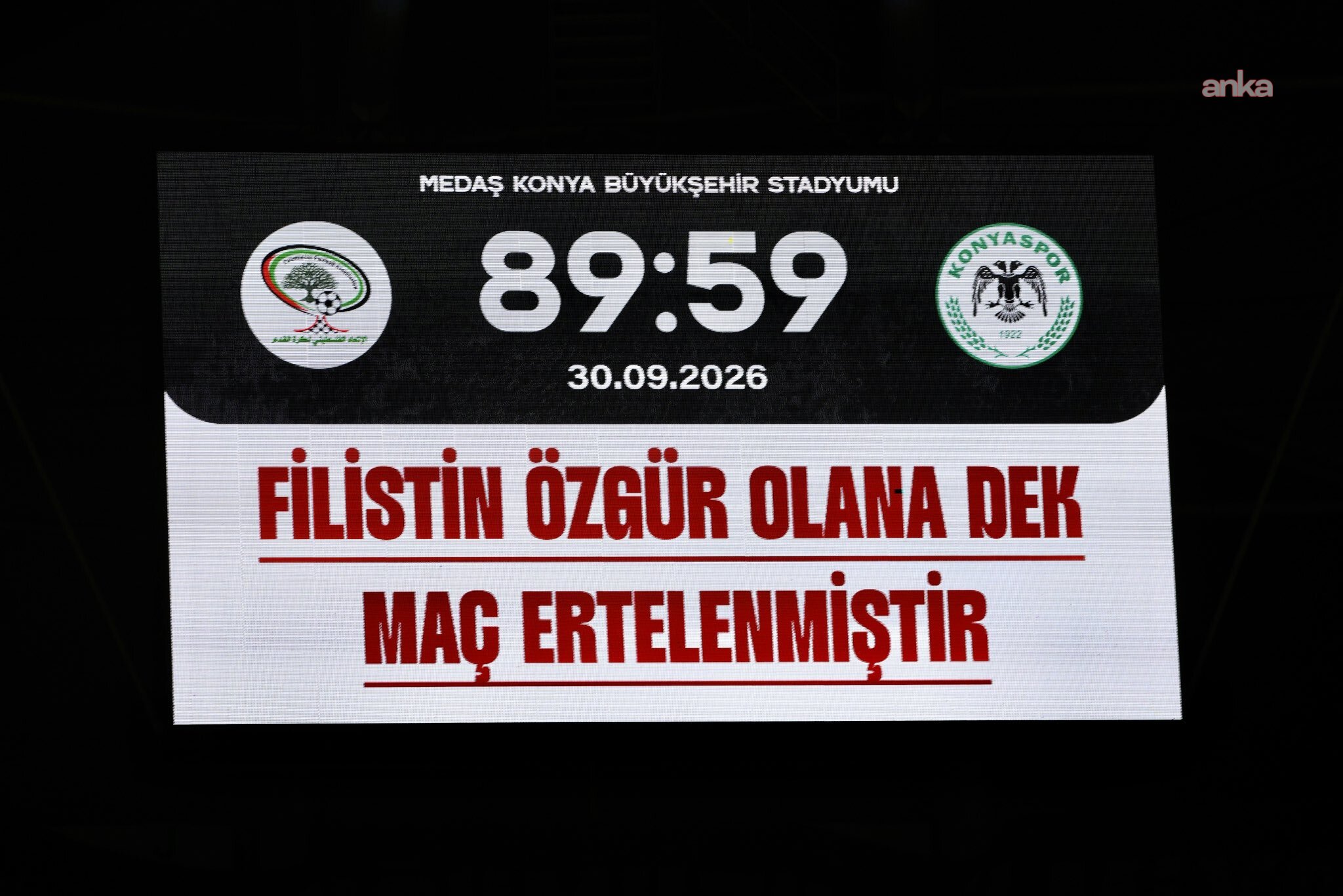 Erdoğan'dan Konyaspor-Filistin dostluk maçı mesajı: Kardeşliğin ve dayanışmanın müstesna bir örneği oldu