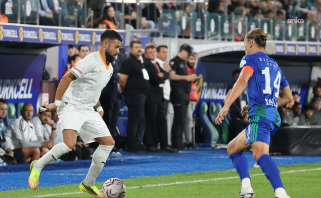 Alanyaspor deplasmanda Çaykur Rizespor'u 1-0 mağlup etti