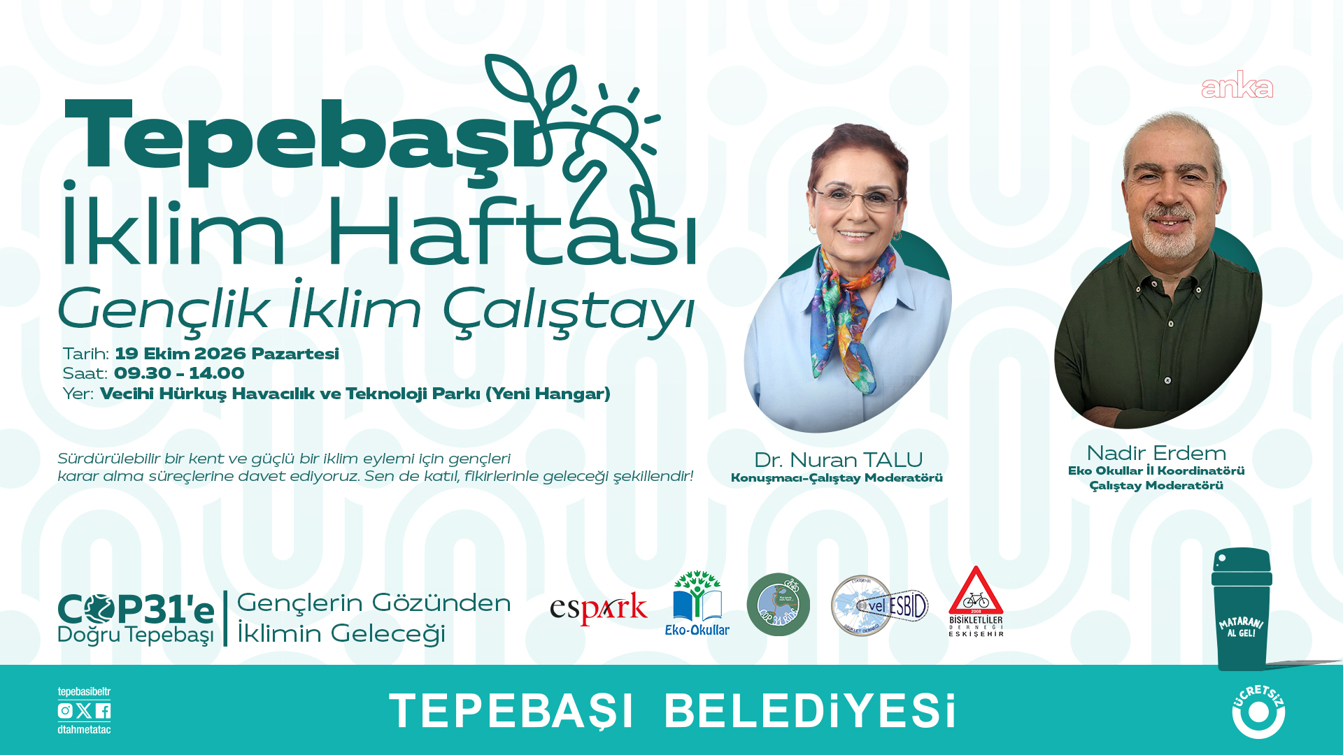 Tepebaşı’nda gençler iklim politikaları için fikirlerini paylaşacak