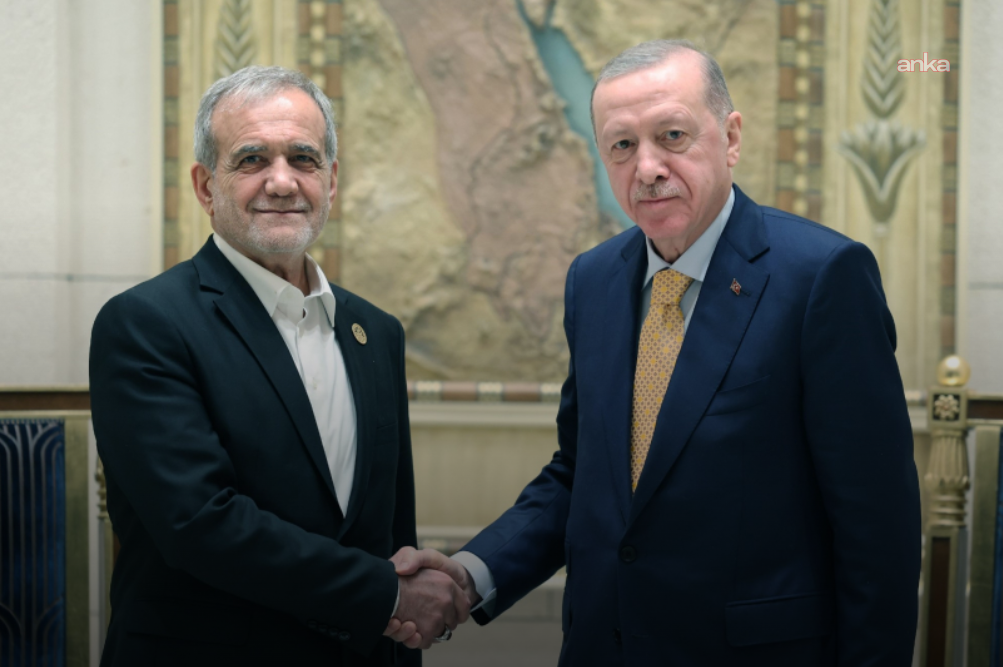Cumhurbaşkanı Erdoğan, İran Cumhurbaşkanı Pezeşkiyan ile telefonda görüştü
