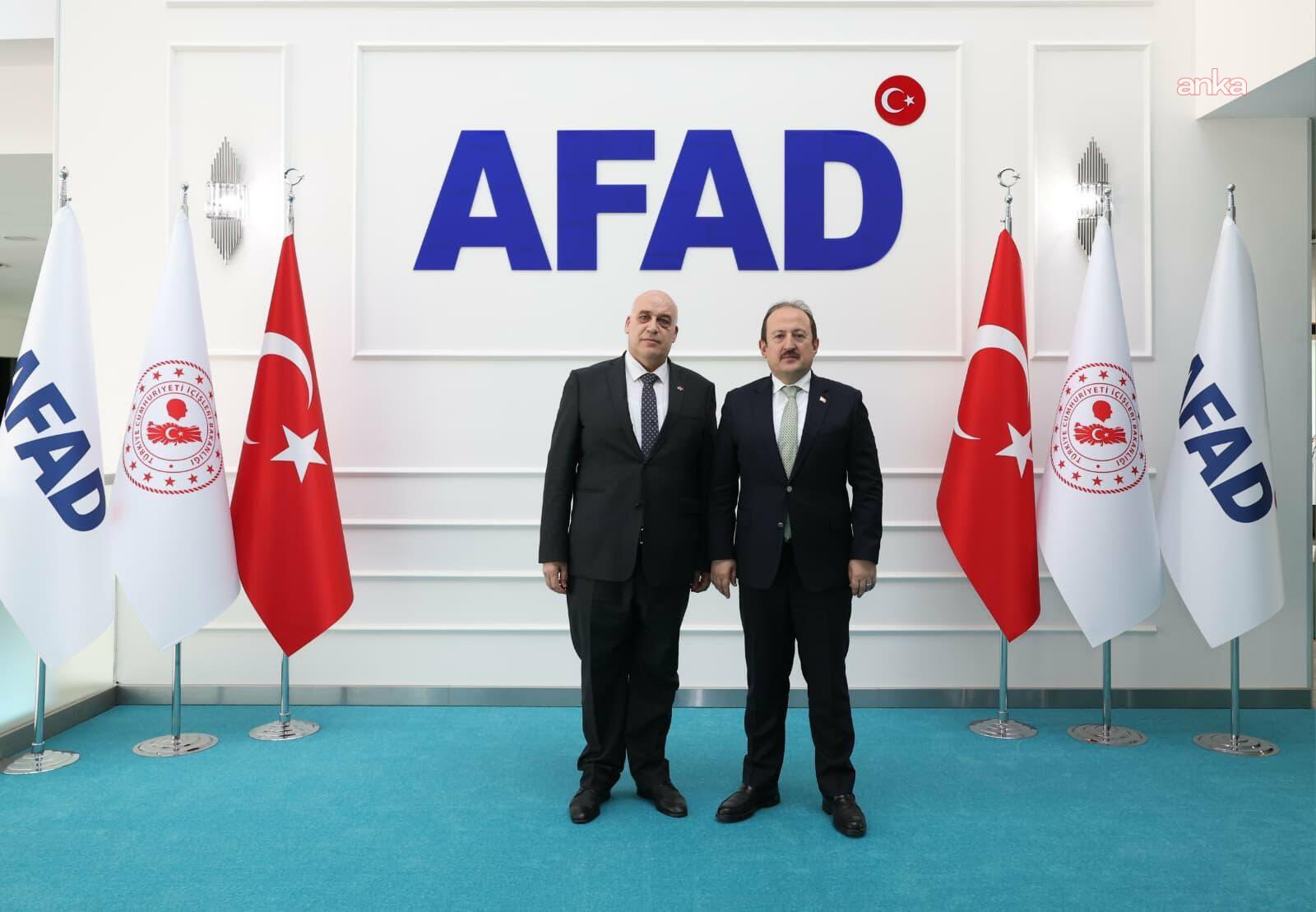 AFAD Başkanı Pehlivan, Filistin Devleti’nin Ankara Büyükelçisi Abujaish ile bir araya geldi