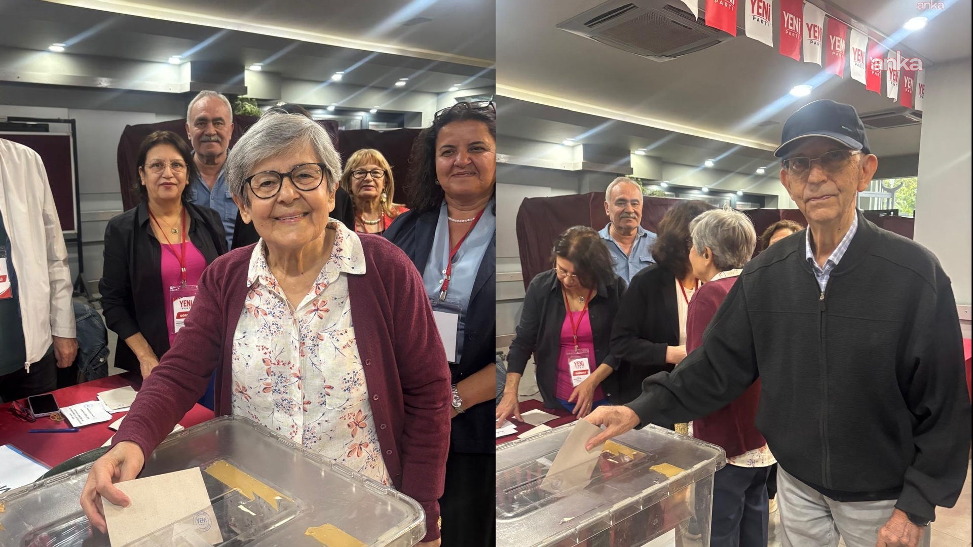 Özgür Özel'in anne ve babası YENİ Parti Şehzadeler ön seçiminde oy kullandı