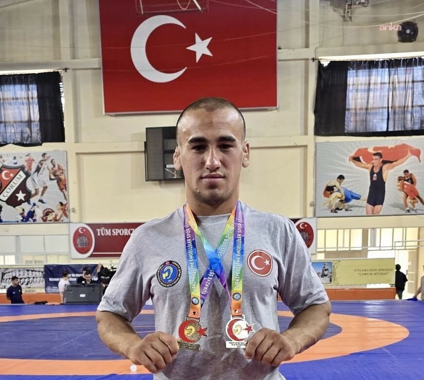 Manavgatlı güreşçi Müslüm Berat Aslan'dan Türkiye şampiyonluğu