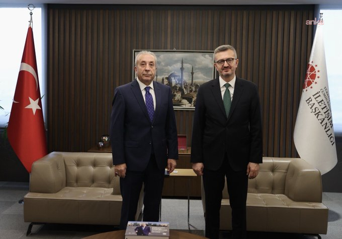 İletişim Başkanı Duran, FAO Genel Direktörlüğüne aday gösterilen Mehdi Eker ile görüştü