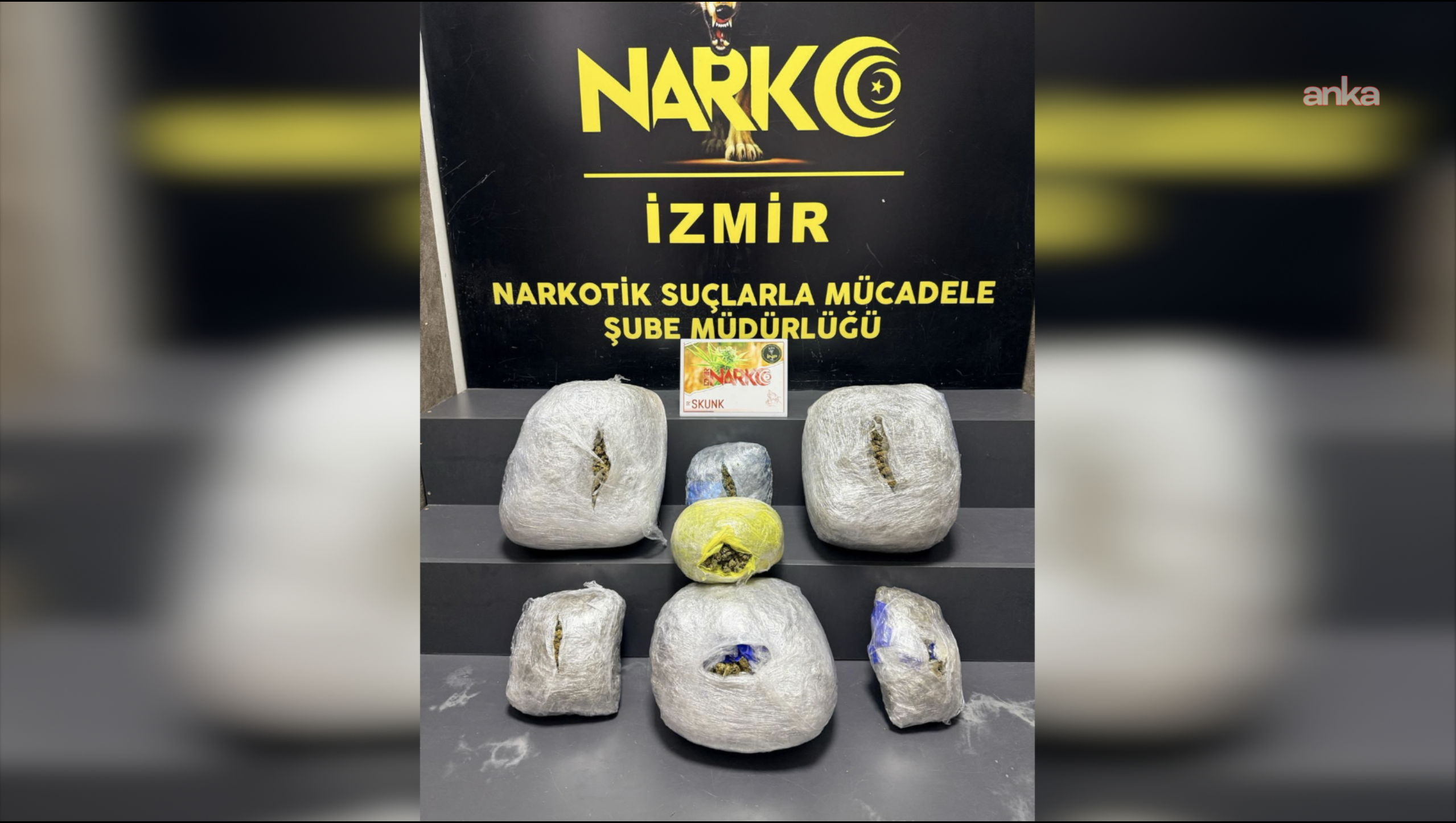 İzmir'de durdurulan araçta 15 kilo uyuşturucu bulundu; 3 kişi tutuklandı