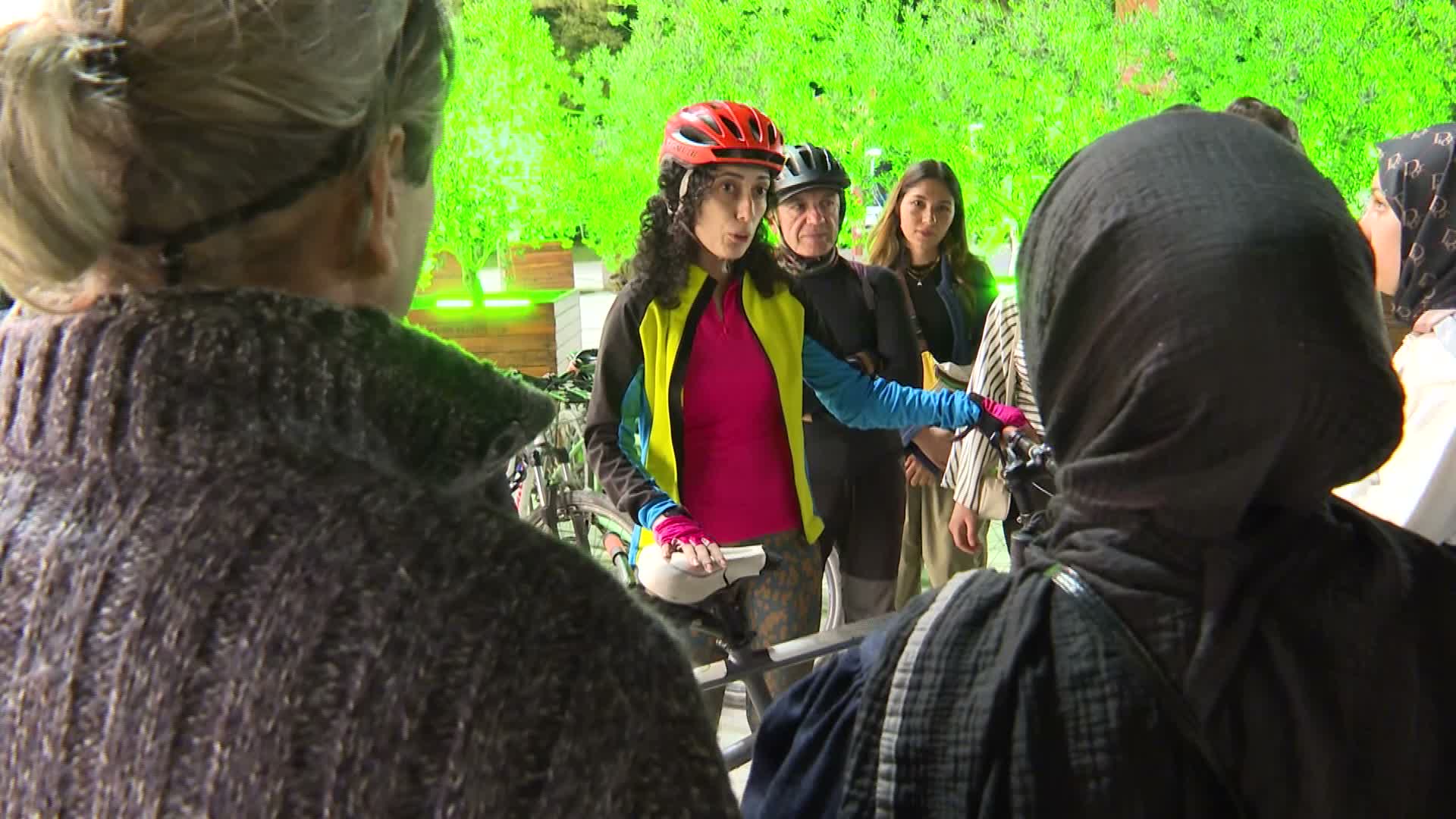 Görme engelliler Kültürpark’ta pedal çevirdi