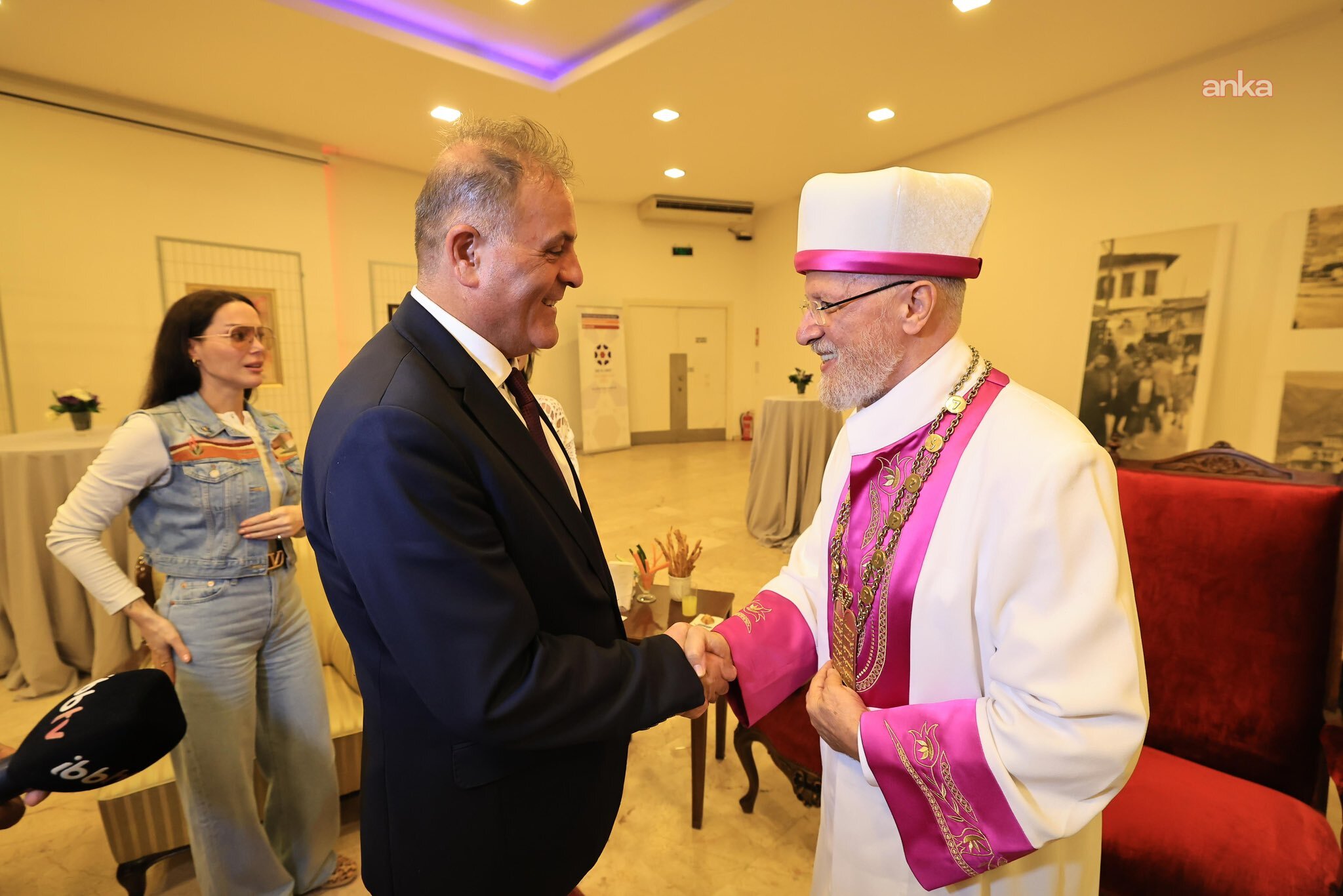 Nuri Aslan'dan Türkiye Hahambaşı Rav David Sivi'ye Roş Aşana ziyareti