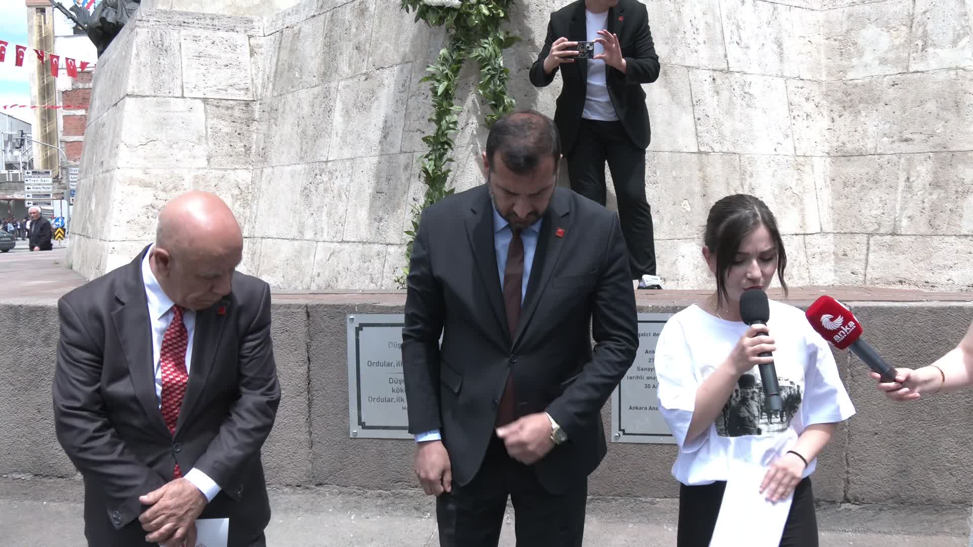CHP Ankara İl Başkan Vekili Işık: "Mustafa Kemal’in 107 yıl önce yaktığı meşale, teslimiyeti direnişe, çaresizliği umuda dönüştürmenin ilk adımıdır"