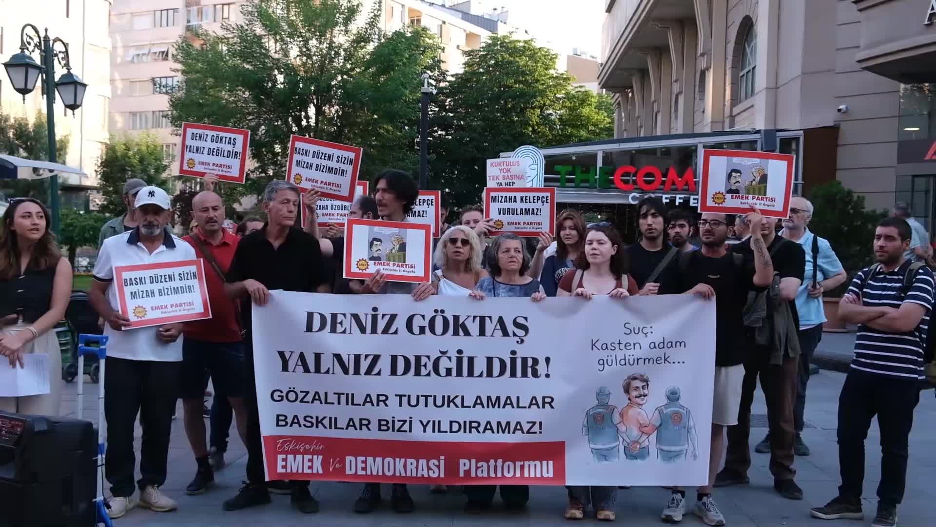 Eskişehir Emek ve Demokrasi Platformu’ndan Deniz Göktaş’a destek
