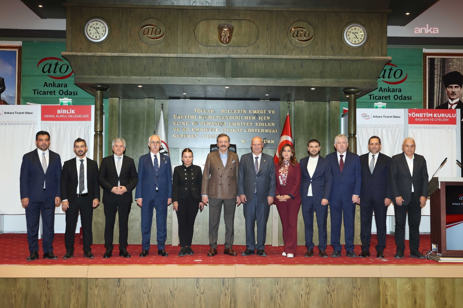 ATO Meclisi, Yönetim Kurulu Başkanlığı’na yeniden Gürsel Baran'ı seçti